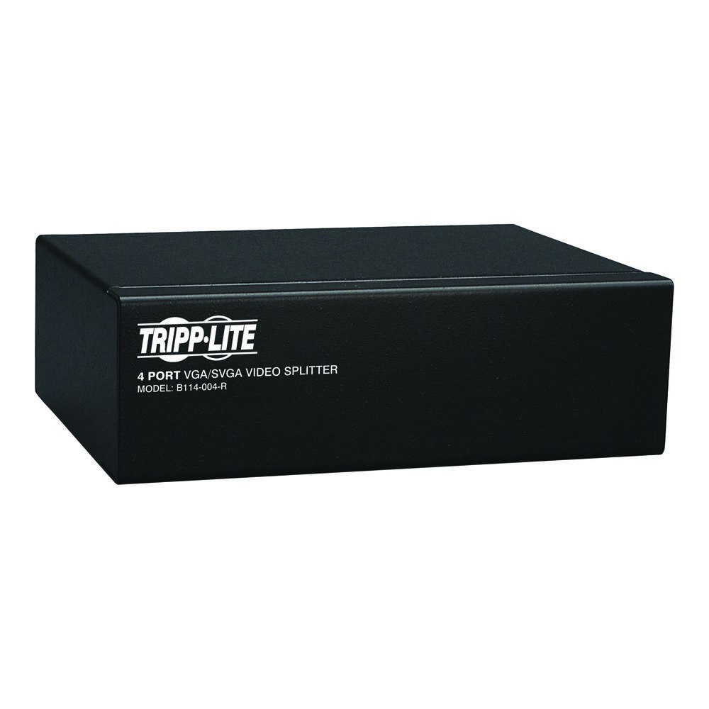 Tripp Lite B114-004-R VGA/SVGA Video Splitter - 4 Port - HD15 M/4xHD15F
