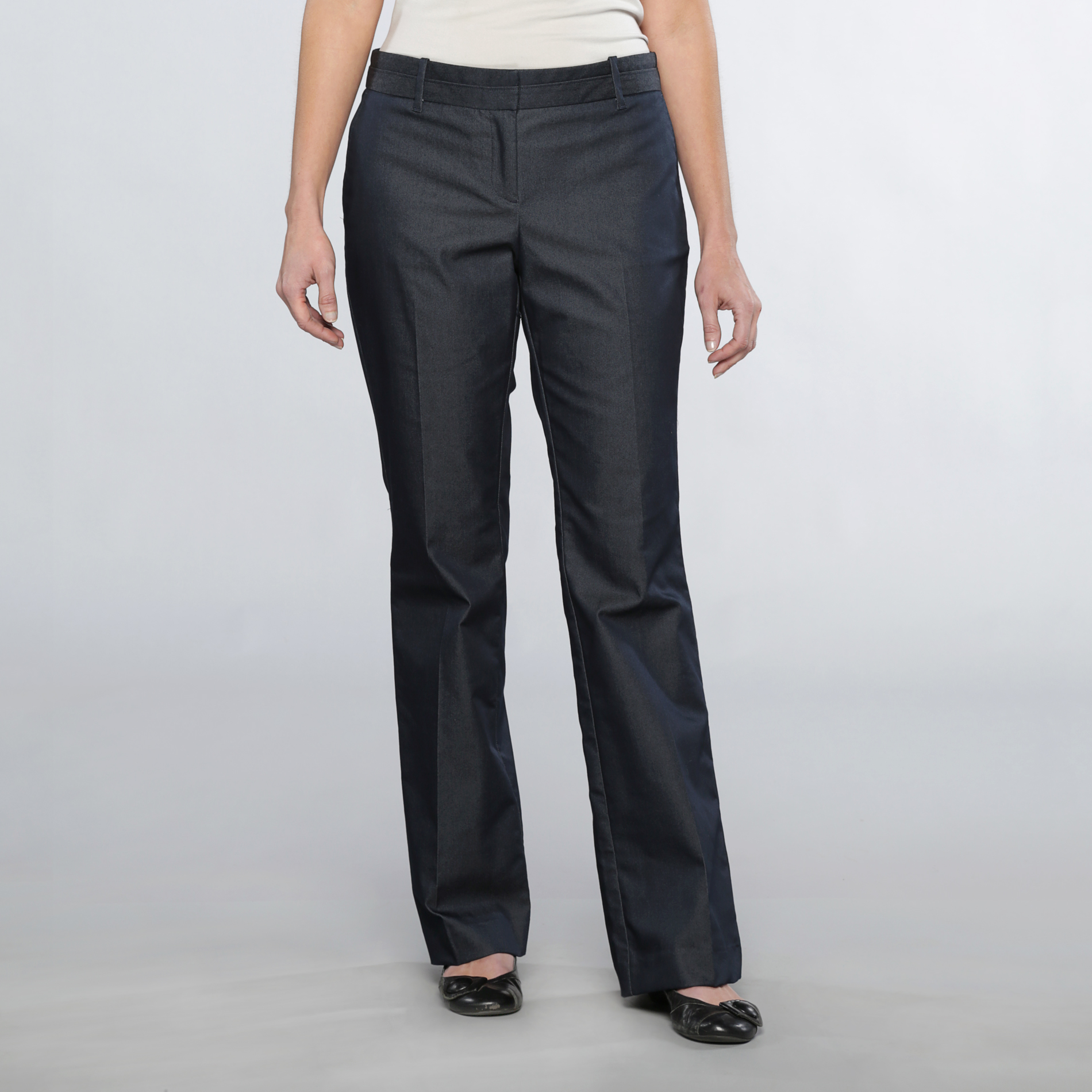 Attention Women's Career Straight Leg Denim Pants at Kmart.com