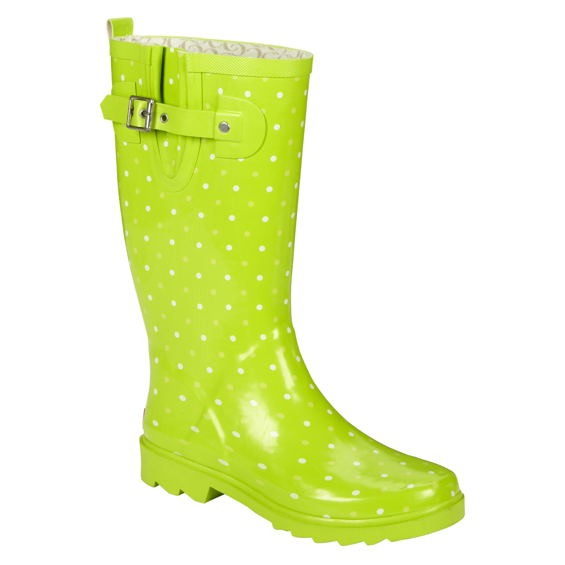 Chooka Women's Fashion Rain Boot - CLASSIC DOT - Green