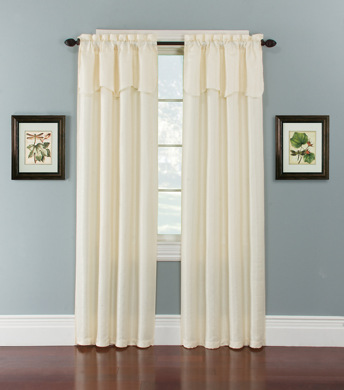 Essential Home Sadie 40x84 Ivory Panel With Valance at Kmart.com