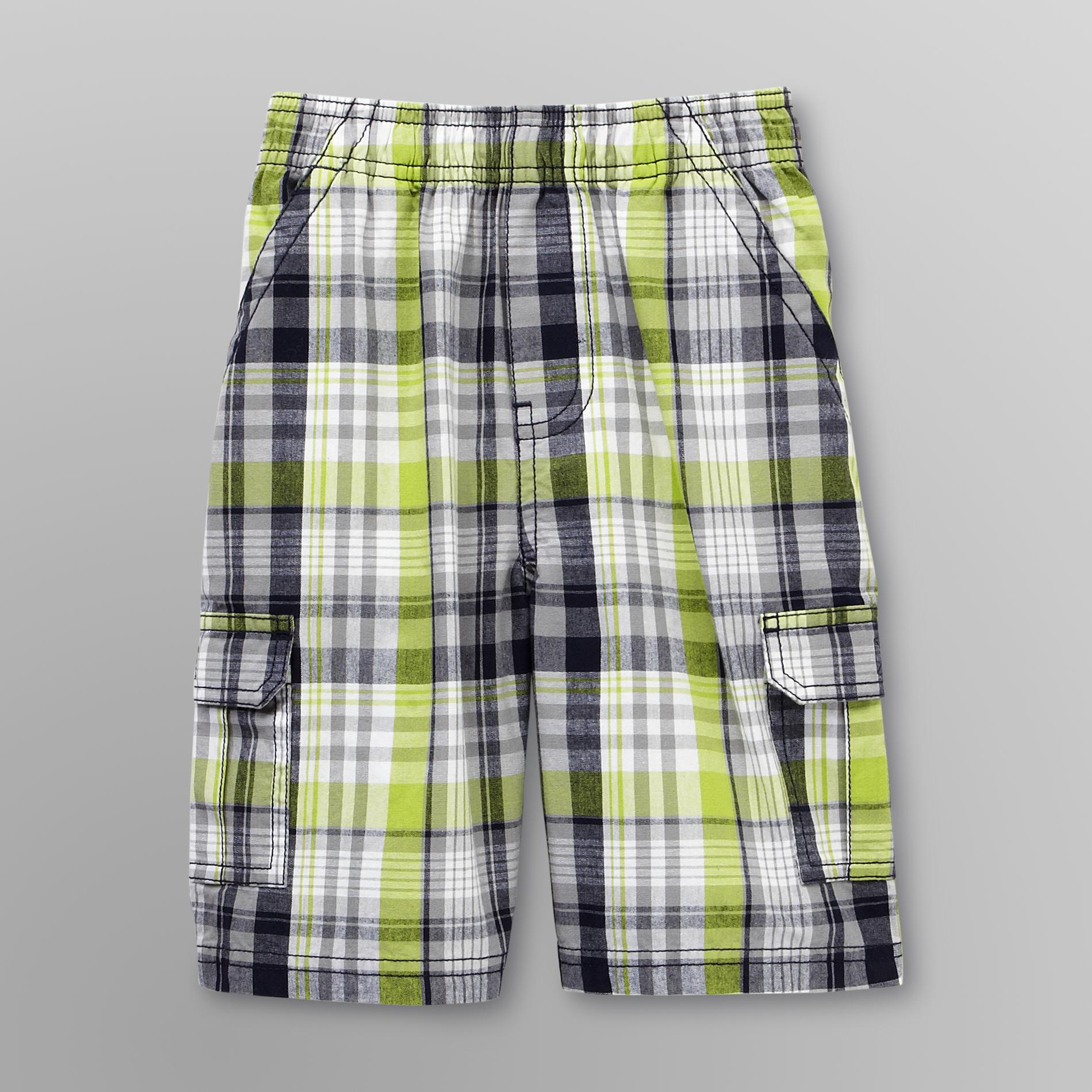 Toughskins Boy's Cargo Shorts - Plaid at Sears.com