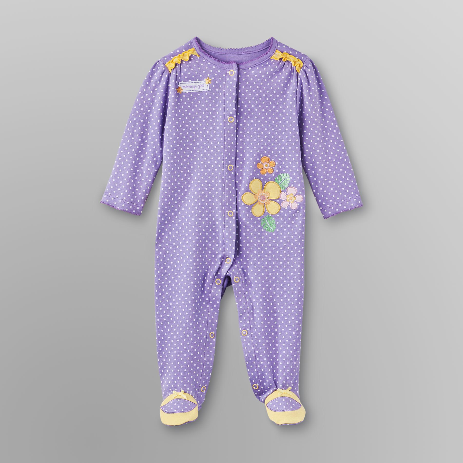 Small Wonders Infant Girl's Sleeper Pajamas - Floral at Kmart.com