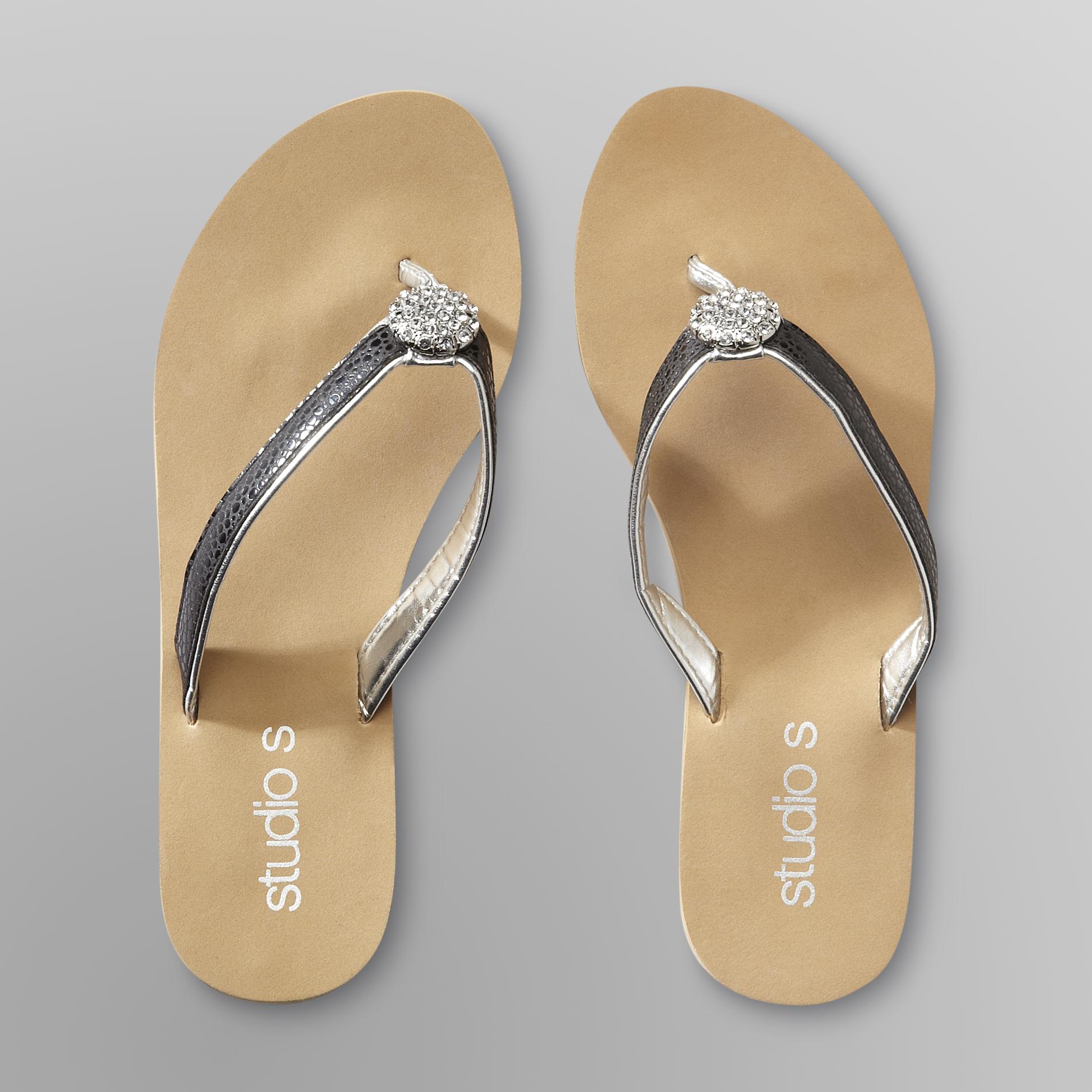 Studio S Women's Glam Thong Sandals at Kmart.com