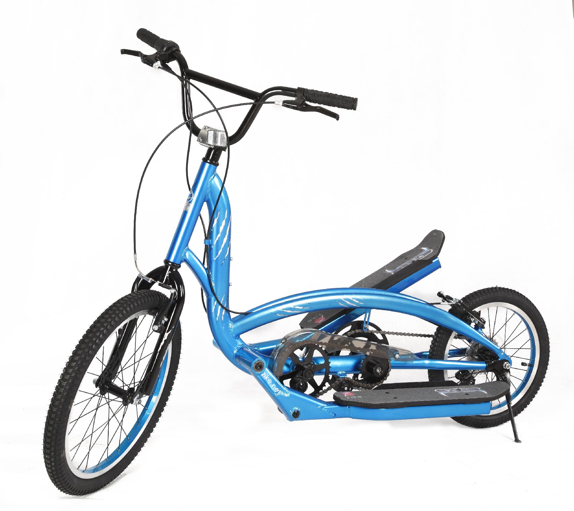 Zike Bright Blue Saber Hybrid Stepper Bike