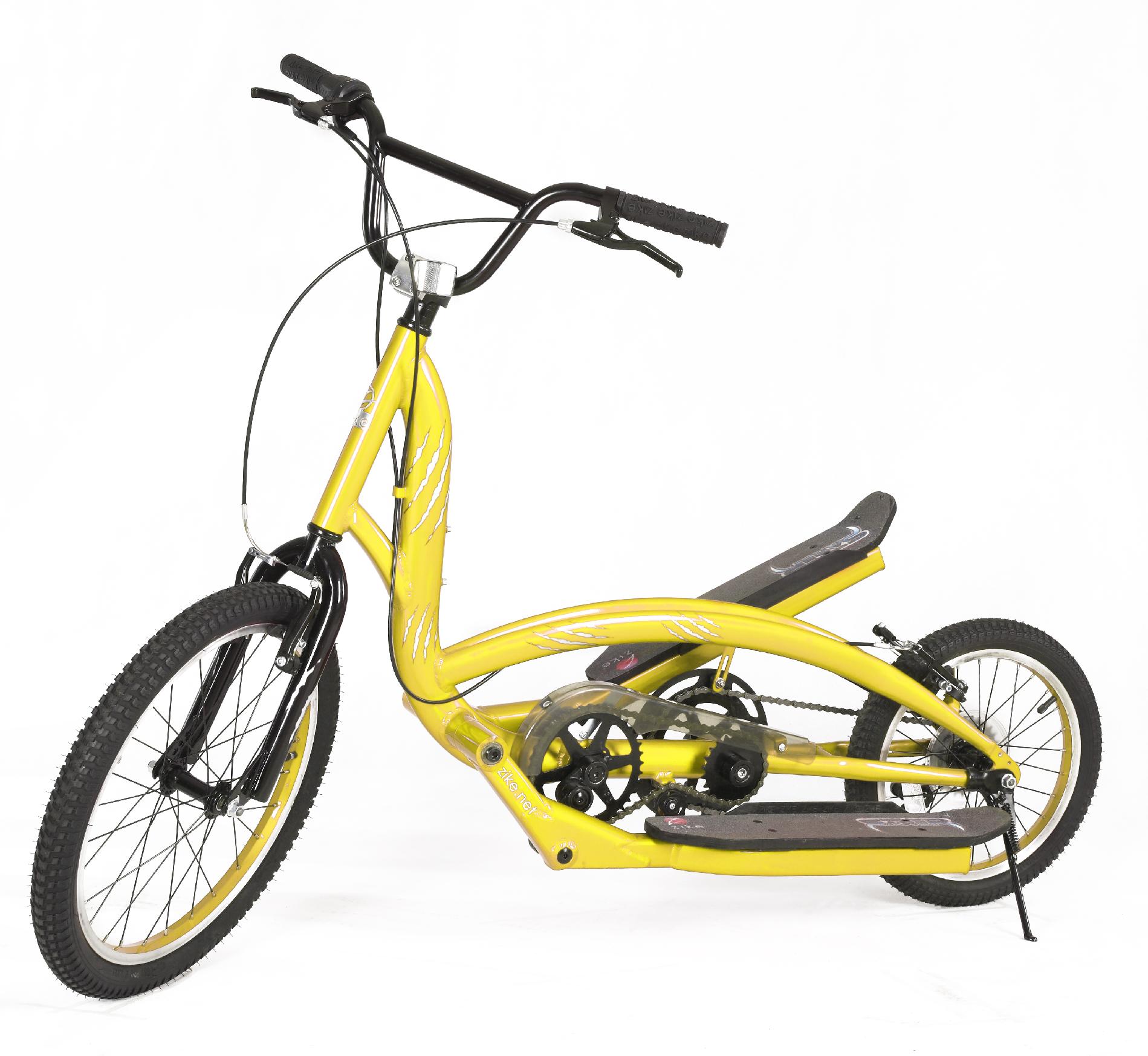 Zike Yellow Saber Hybrid Stepper Bike