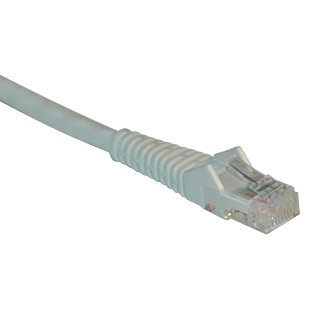 Tripp Lite N201-001-WH 1-ft. Cat6 Gigabit White Snagless Patch Cable RJ45M/M