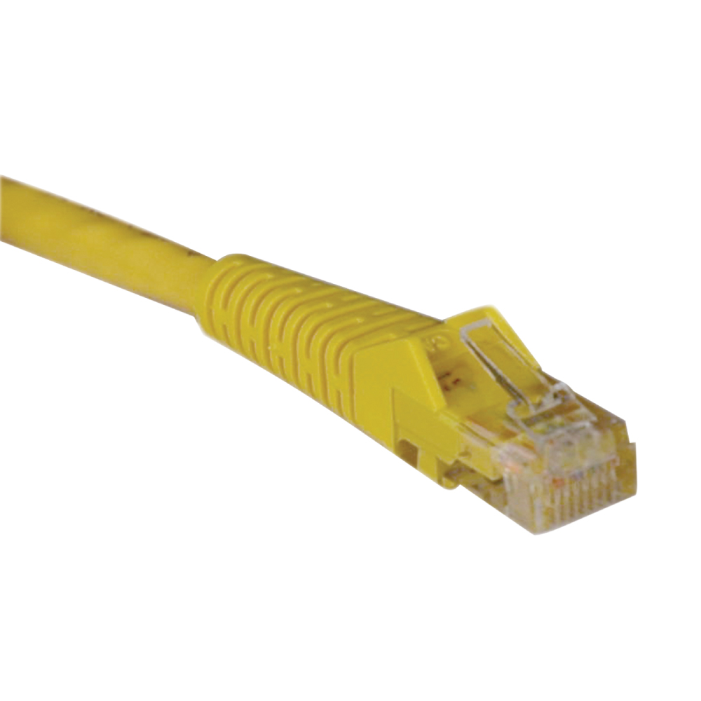 Tripp Lite N201-003-YW 3-ft. Cat6 Gigabit Yellow Snagless Patch Cable RJ45