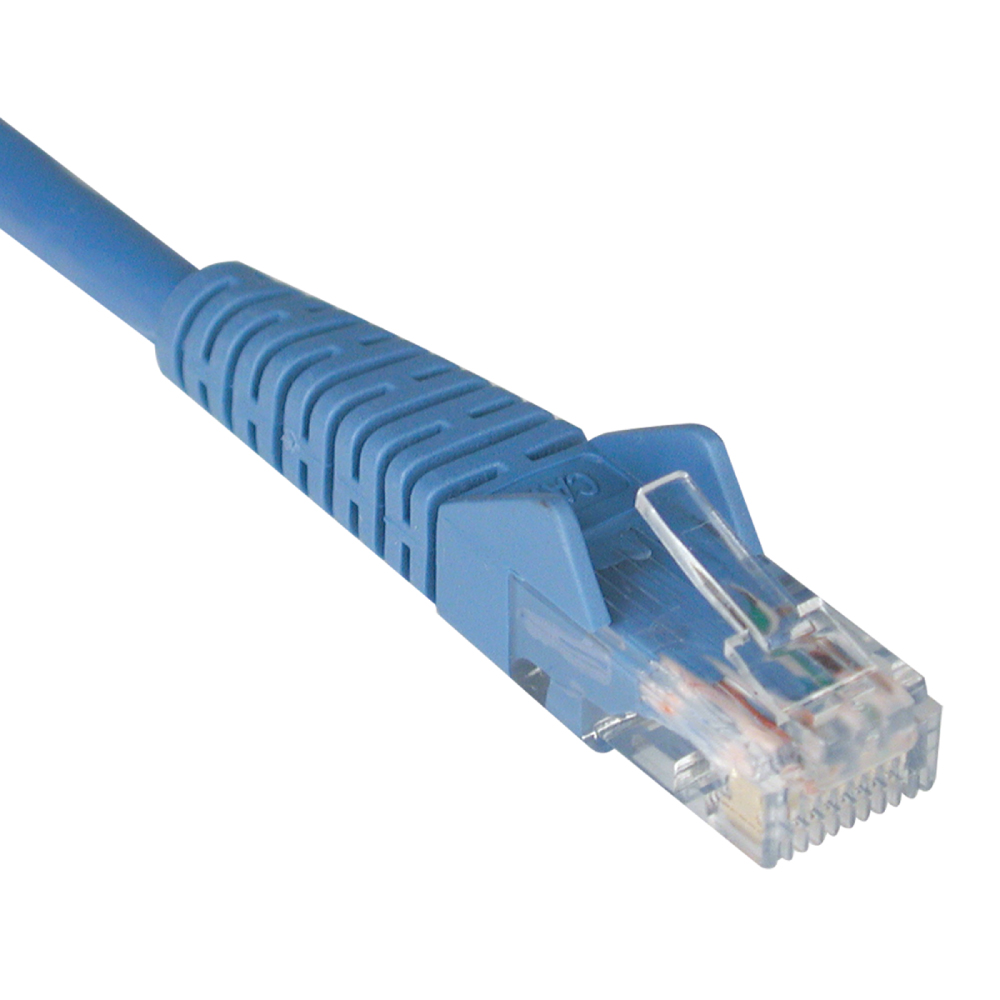 Tripp Lite N201-004-BL 4-ft. Cat6 Gigabit Snagless Molded Patch Cable Blue 4'
