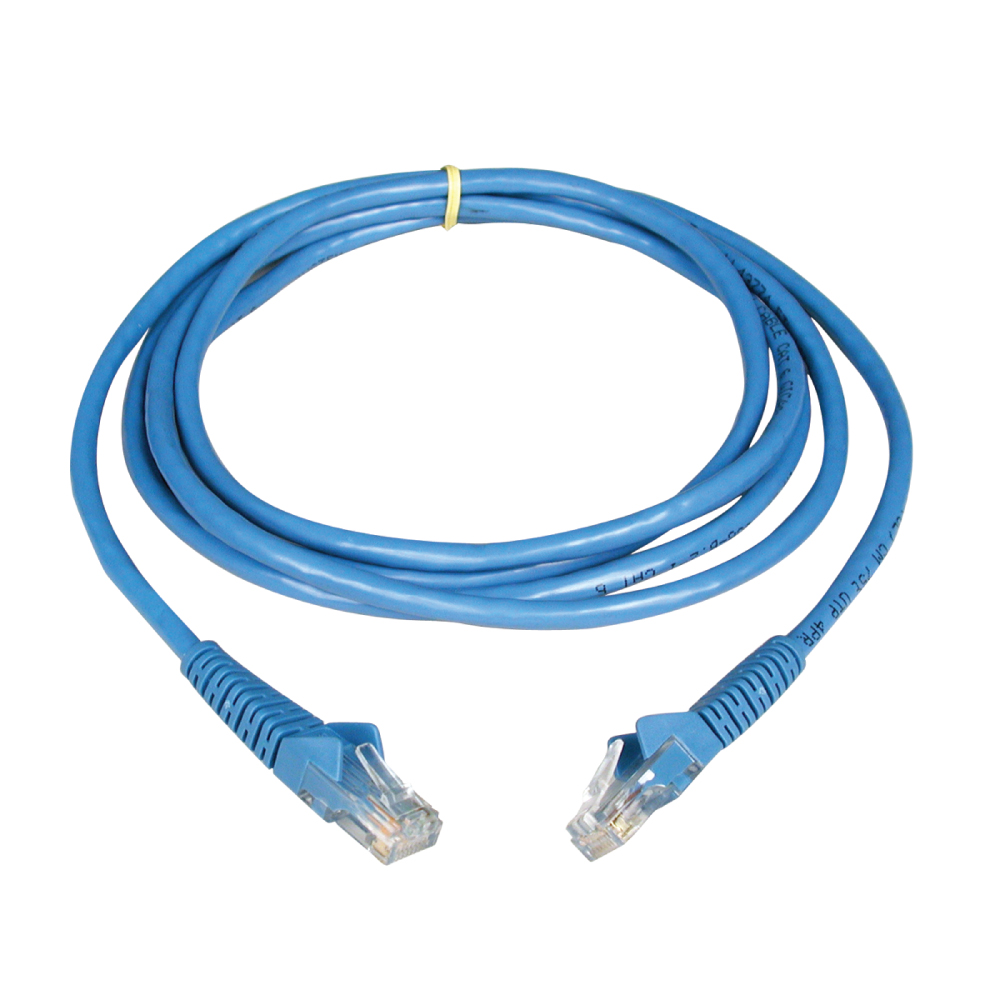 Tripp Lite N201-005-BL 5-ft. Cat6 Gigabit Blue Snagless Patch Cable RJ45
