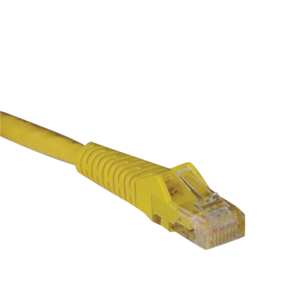 Tripp Lite N201-010-YW 10-ft. Cat6 Gigabit Yellow Snagless Patch Cable RJ45