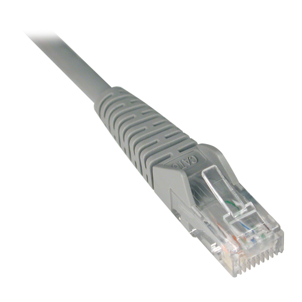 Tripp Lite N201-020-GY 20-ft. Cat6 Gigabit Gray Snagless Patch Cable RJ45M/M