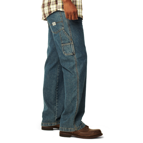 Signature by Levi Strauss & Co. Men's Light Stone Wash Carpenter Jean at Kmart.com