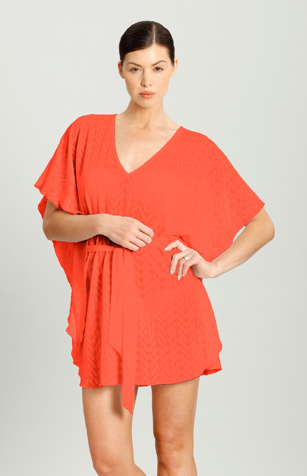 Women's V-neck Tunic Swim Cover-Up- Online Exclusive