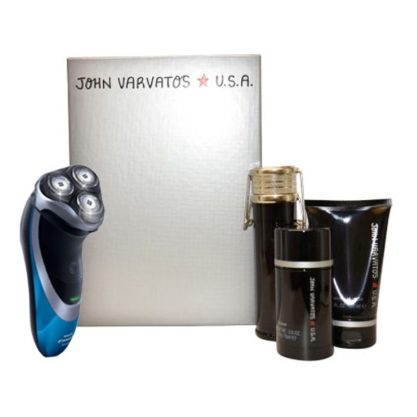Men's Norelco Electric Razor with Fragrance Gift Set ...