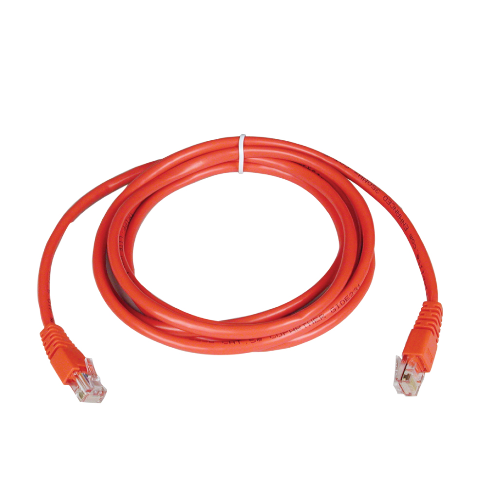 Tripp Lite N002-010-RD 10-ft. Cat5e / Cat5 350MHz Red Molded Patch Cable RJ45M/M