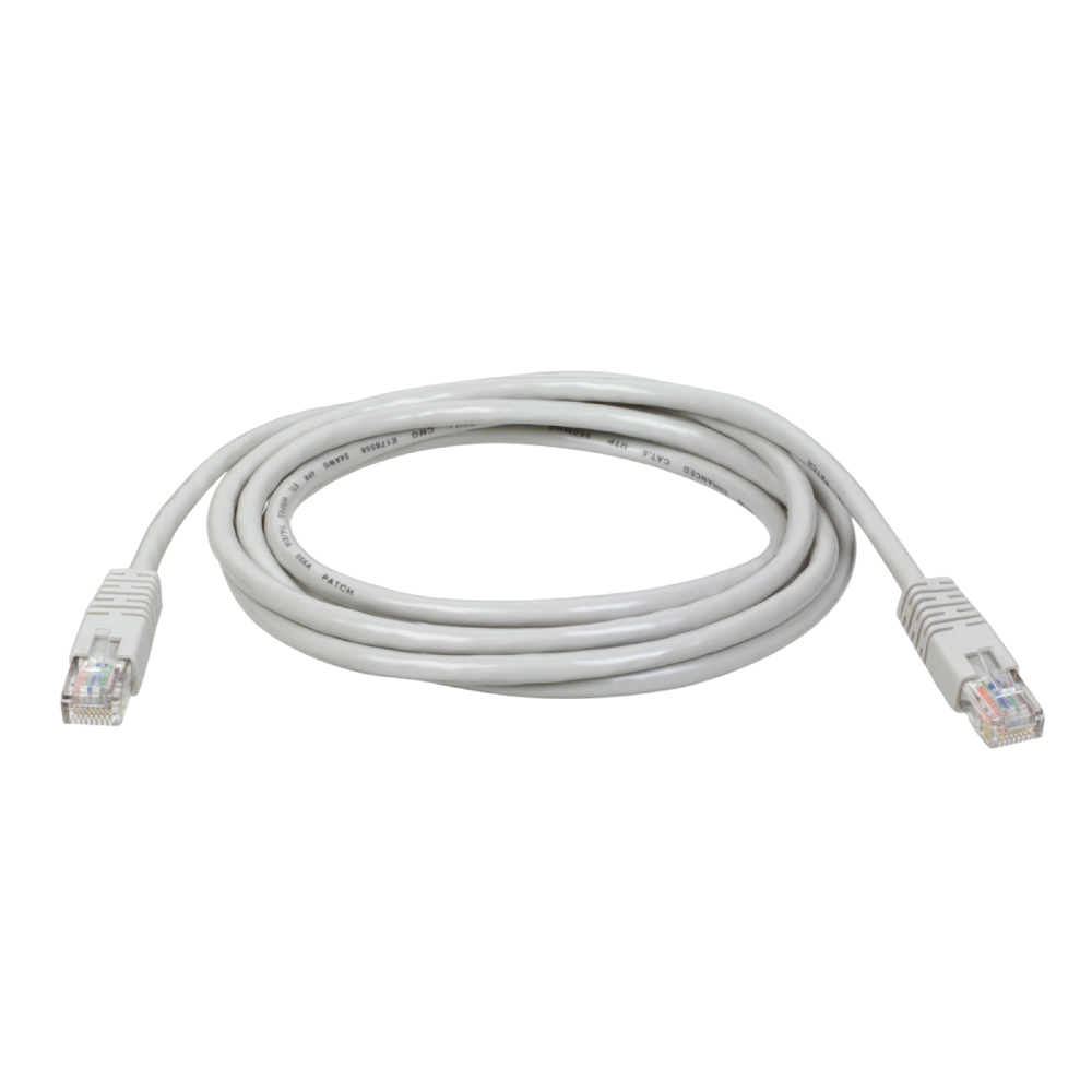 Tripp Lite N002-015-GY 15-ft. Cat5e / Cat5 Gray Patch Cord Molded 350MHz