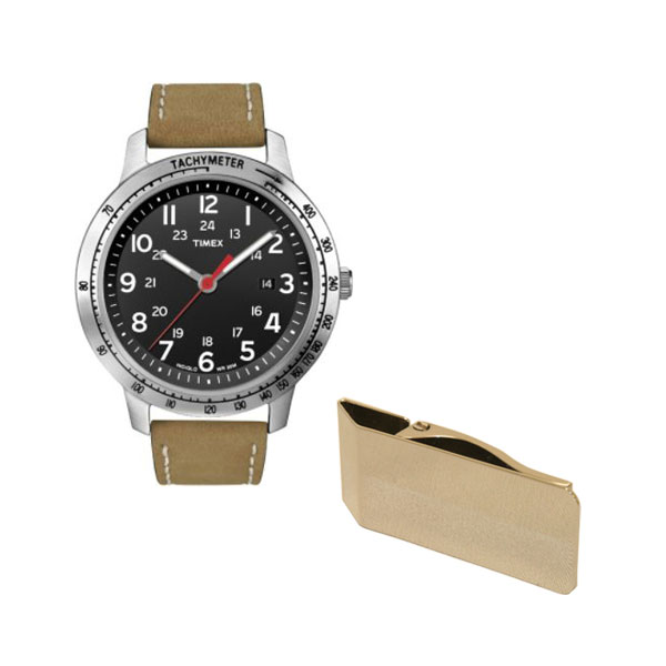 Mens Timex Sport Weekender Watch and Money Clip Gifti...
