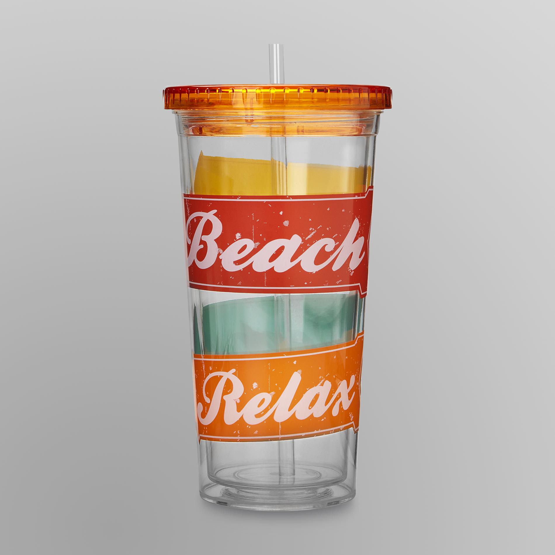 Essential Home Insulated Straw Cup - Signs at Kmart.com