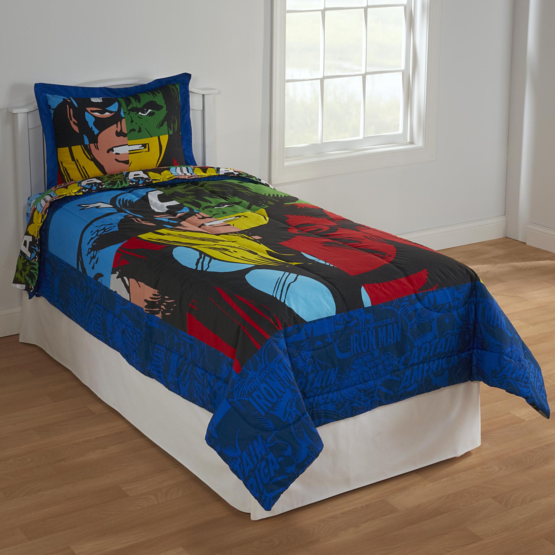 Marvel Avengers Boy's Twin Comforter