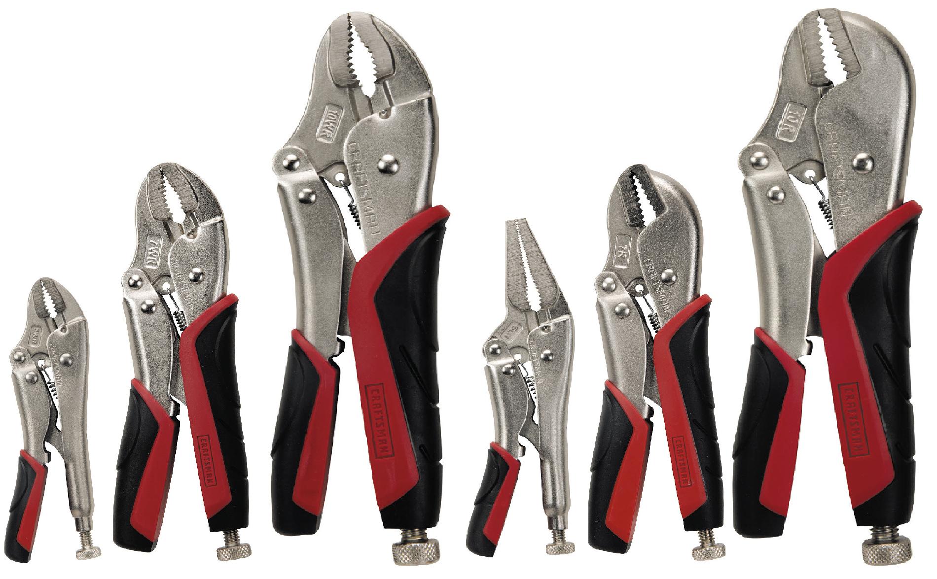 UPC 038548045795 product image for 6 pc. Locking Pliers Set, Easy Release | upcitemdb.com