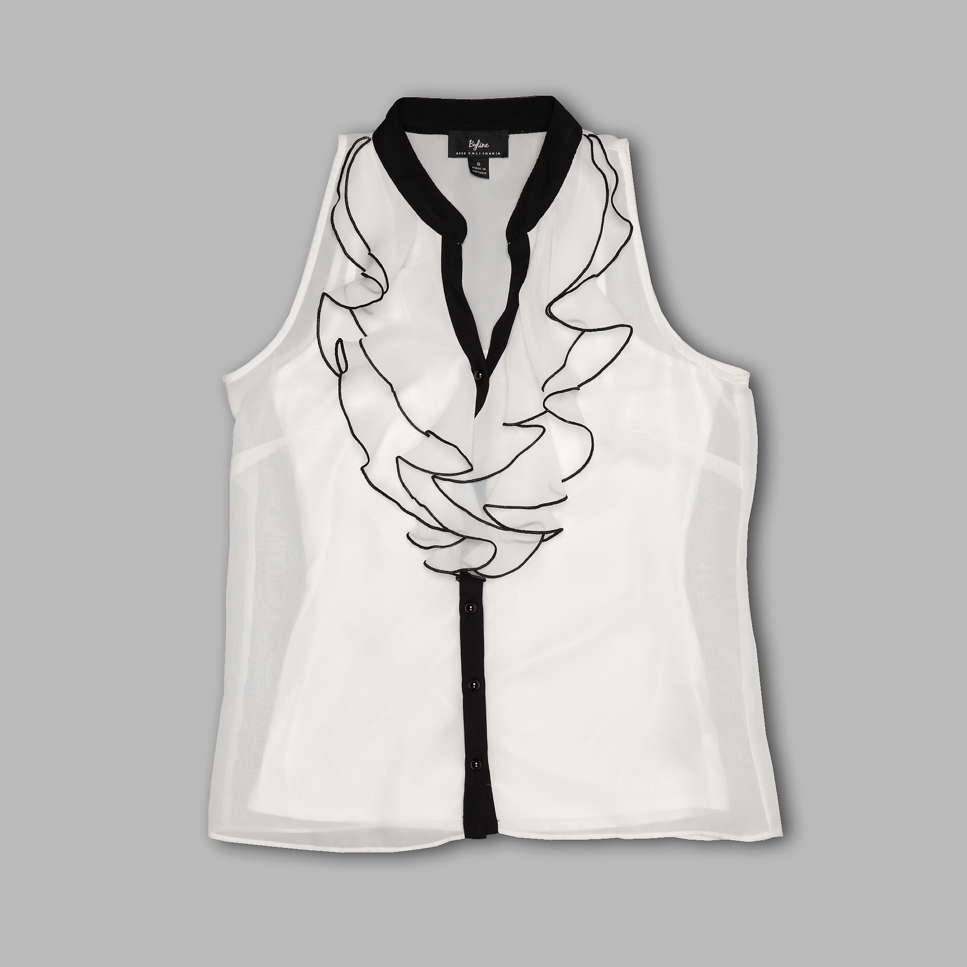 Byline Junior's Sleeveless Ruffle Halter Top at Sears.com