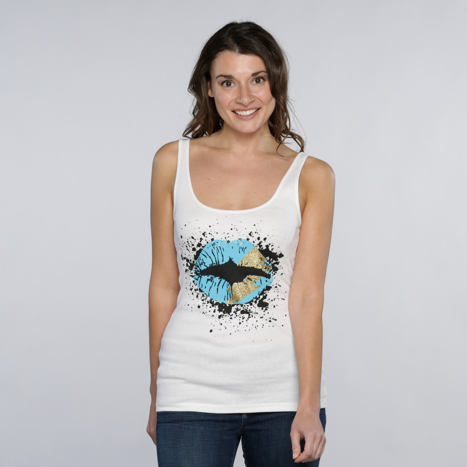 Joe by Joe Boxer Women's Tank Top - Puckered Lips at Sears.com