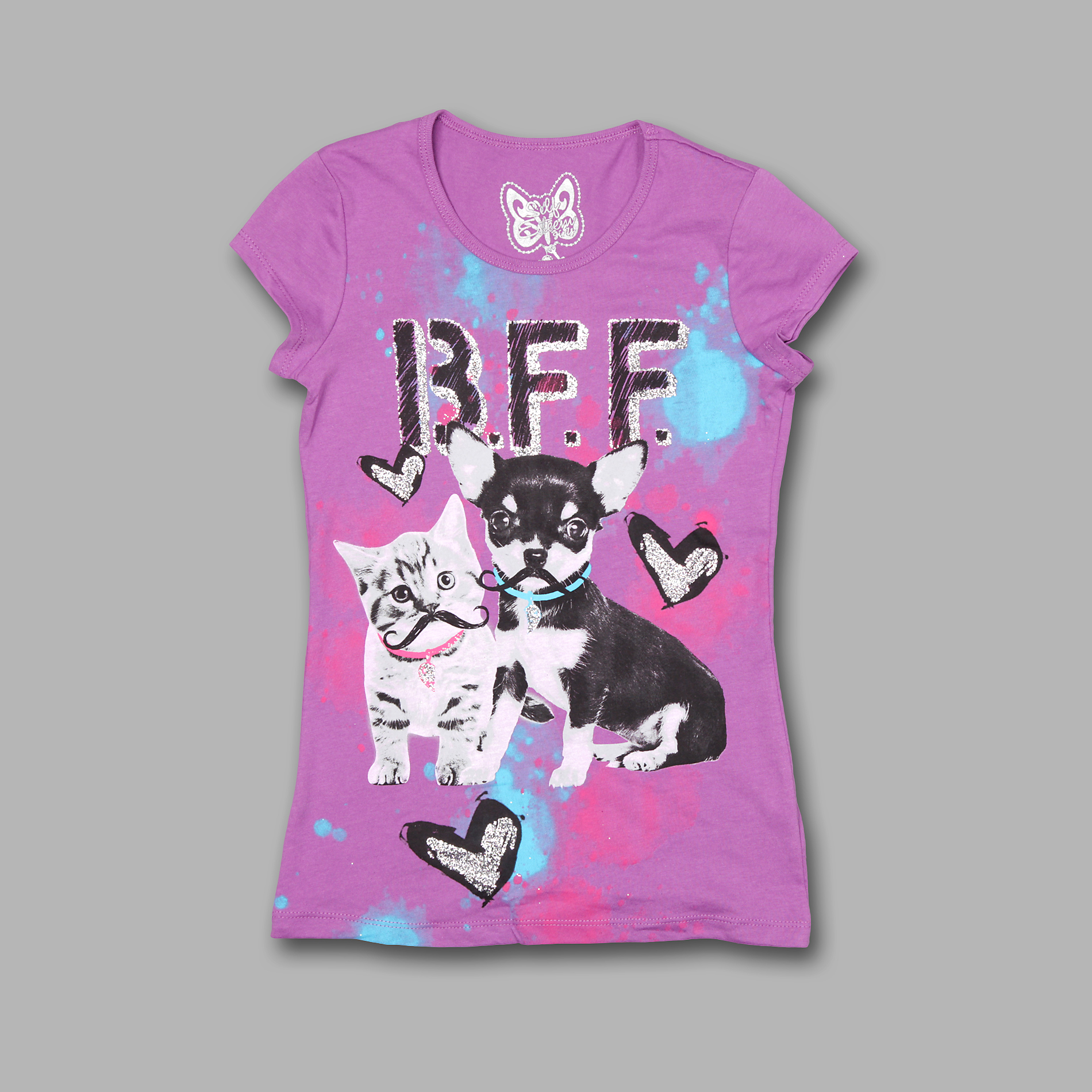 Self Esteem Girl's 'Cat & Dog BFF' T-shirt at Sears.com