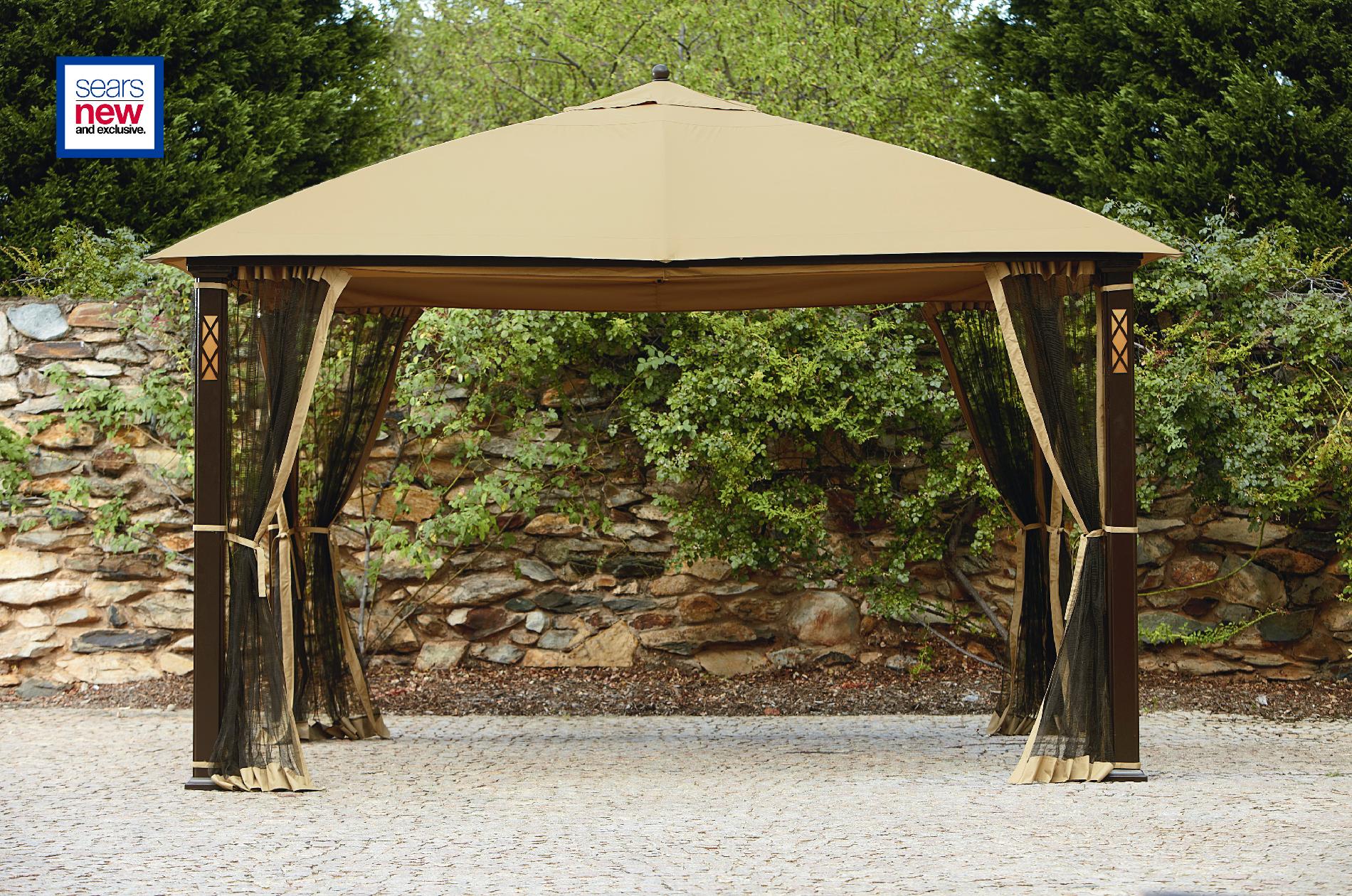 Grand Resort Cedar River 10ft  x 12ft Lighted Gazebo at Sears.com