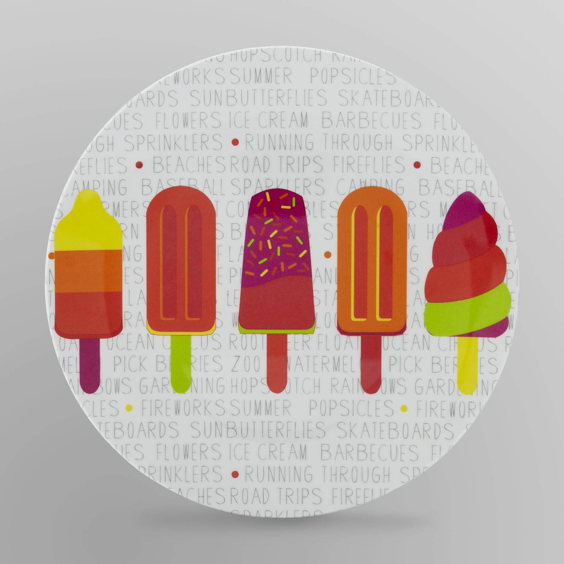 Essential Home Plastic Salad Plate - Popsicle at Kmart.com