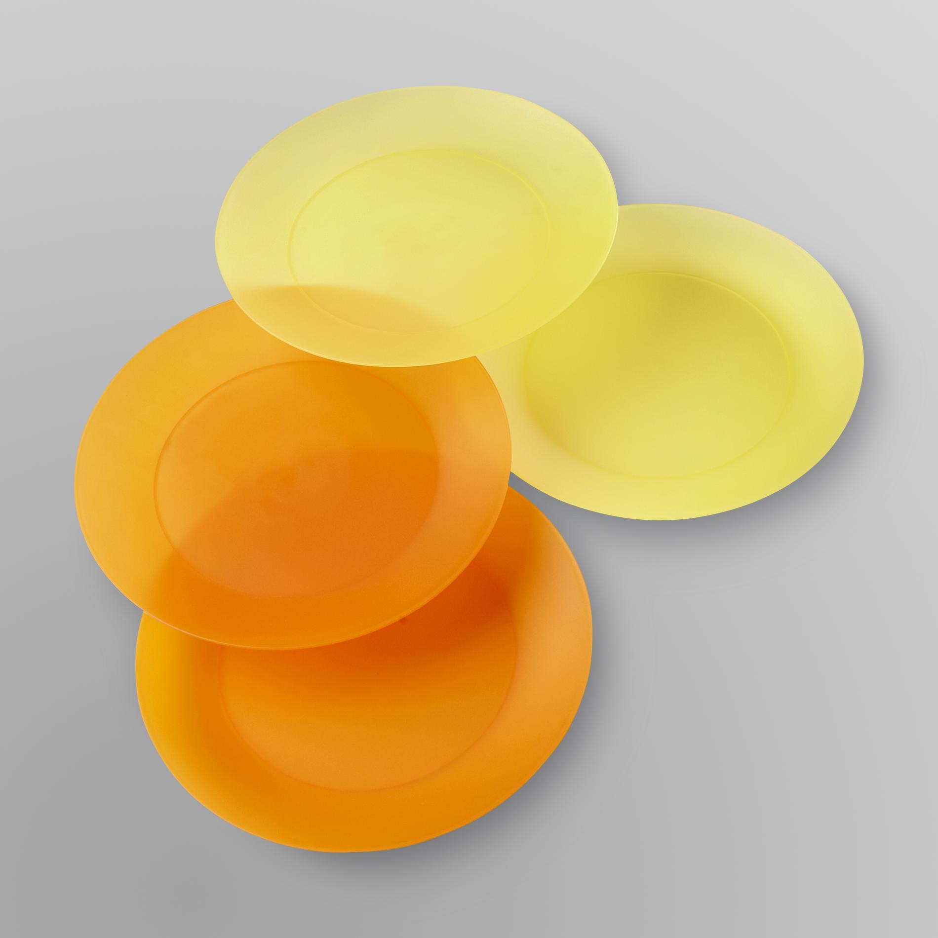 Essential Home Indoor/Outdoor Plastic Plates - 4 Pack at Kmart.com