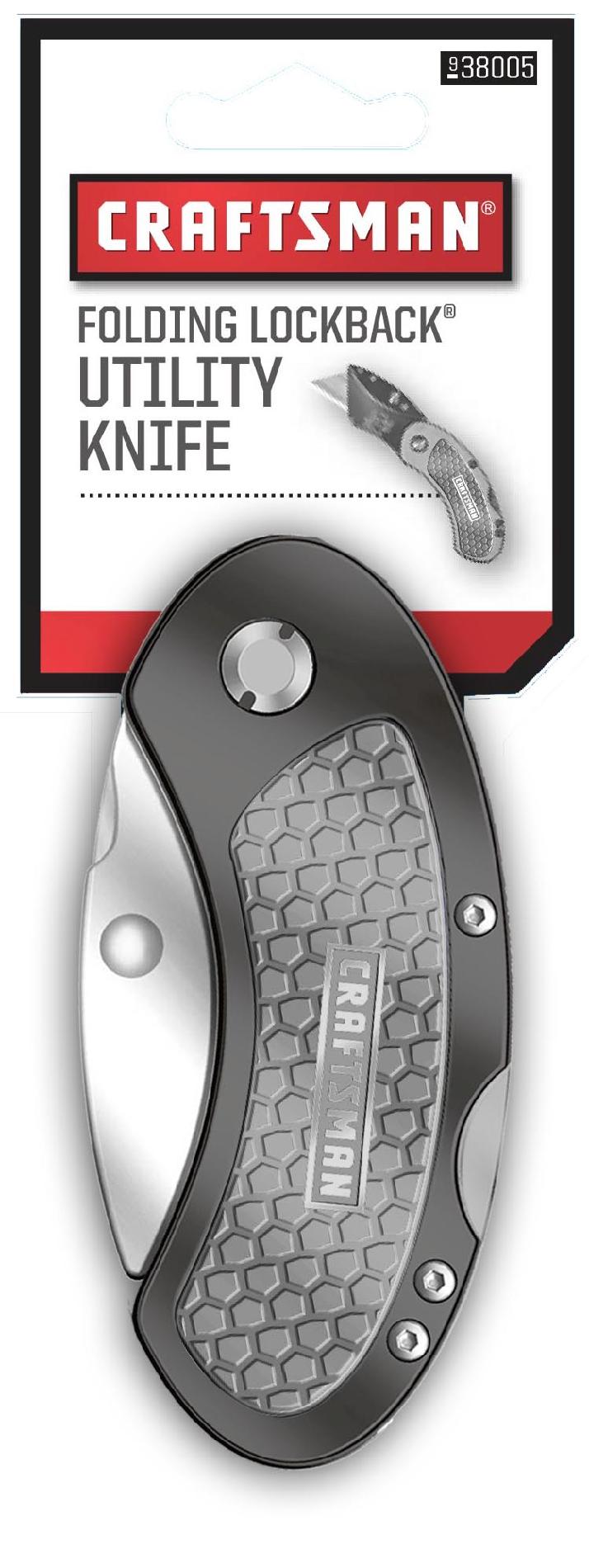 Craftsman Folding Lock Back Ulility Knife Grey at Craftsman.com