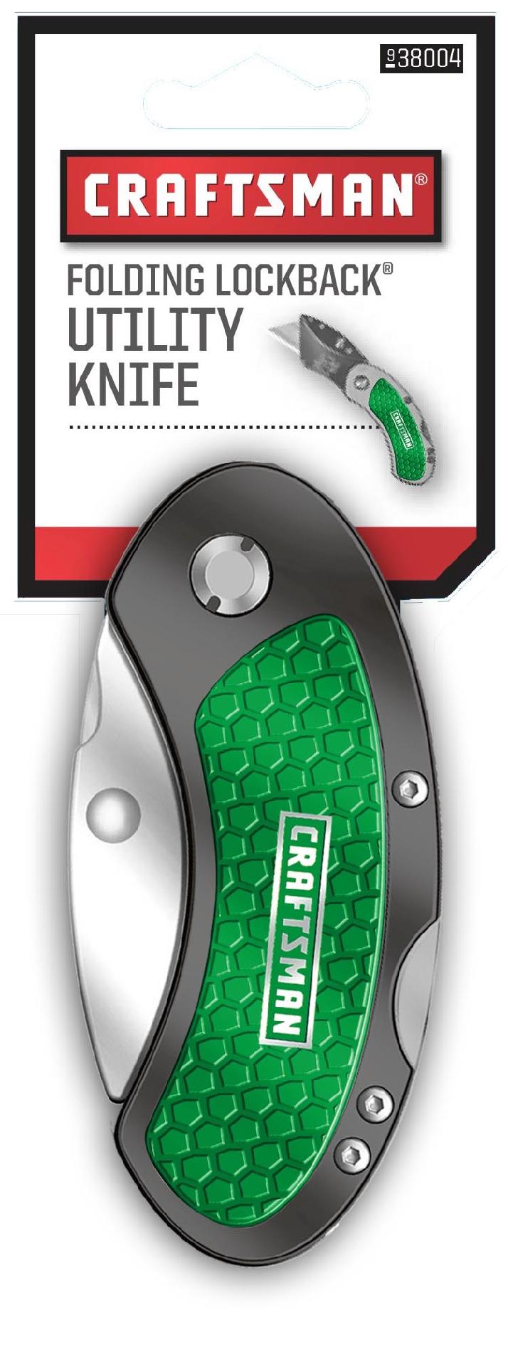 Craftsman Folding Lock Back Ulility Knife Green at Craftsman.com