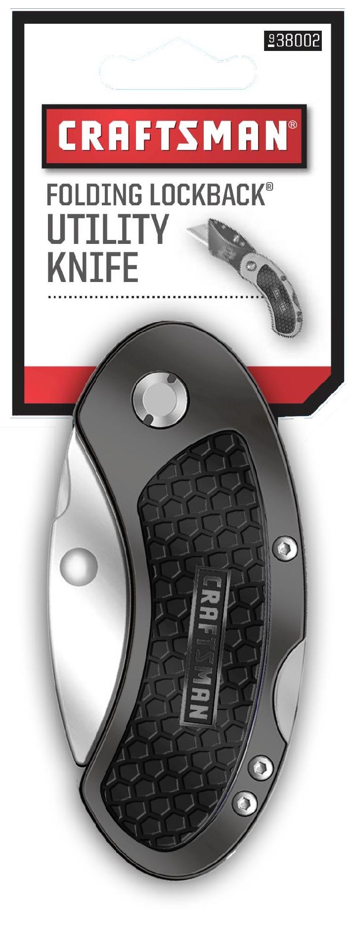 Craftsman Folding Lock Back Ulility Knife Black at Sears.com