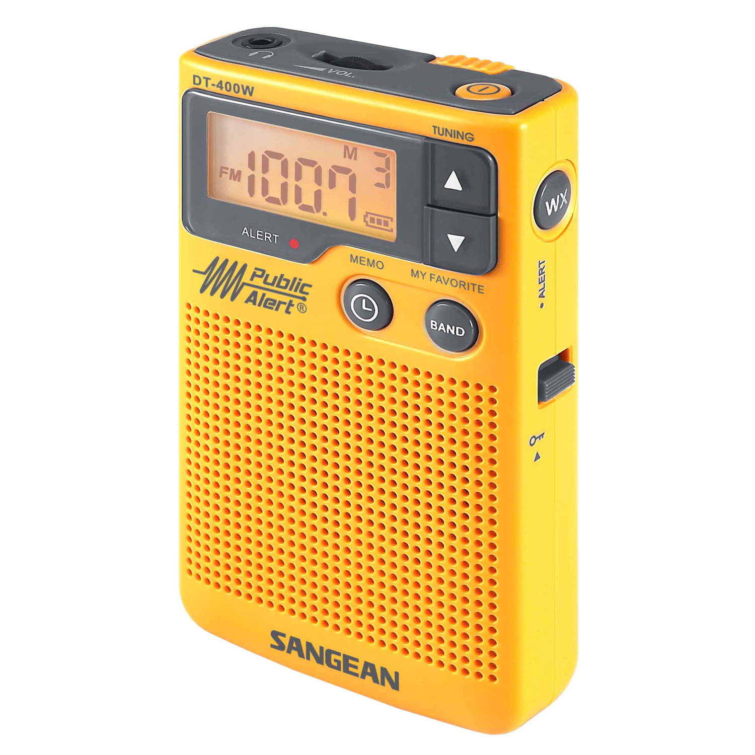 Sangean AM/FM Digital Weather Alert Pocket Radio