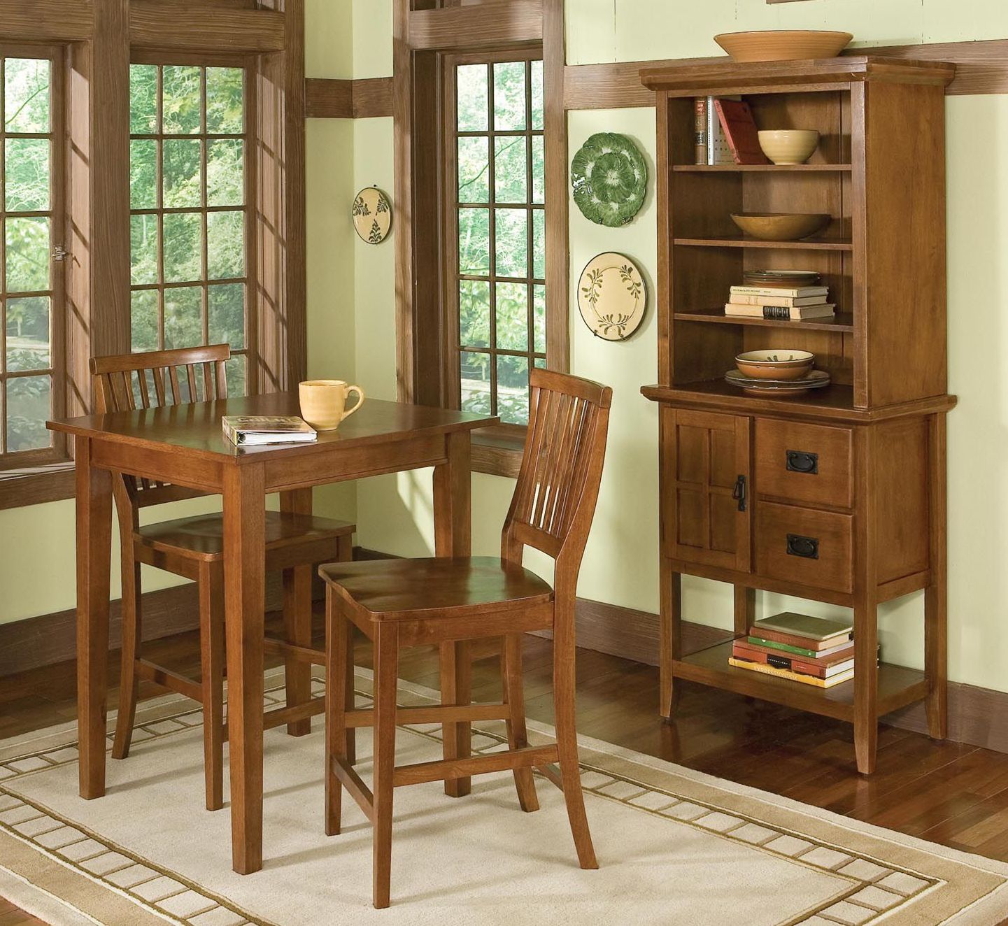 Home Styles Arts & Crafts Bistro Table Cottage Oak Finish at Sears.com