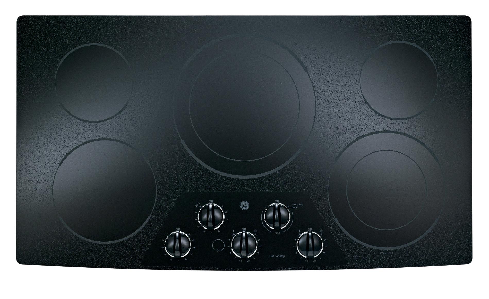 GE 36 Built-In Electric Cooktop - Black