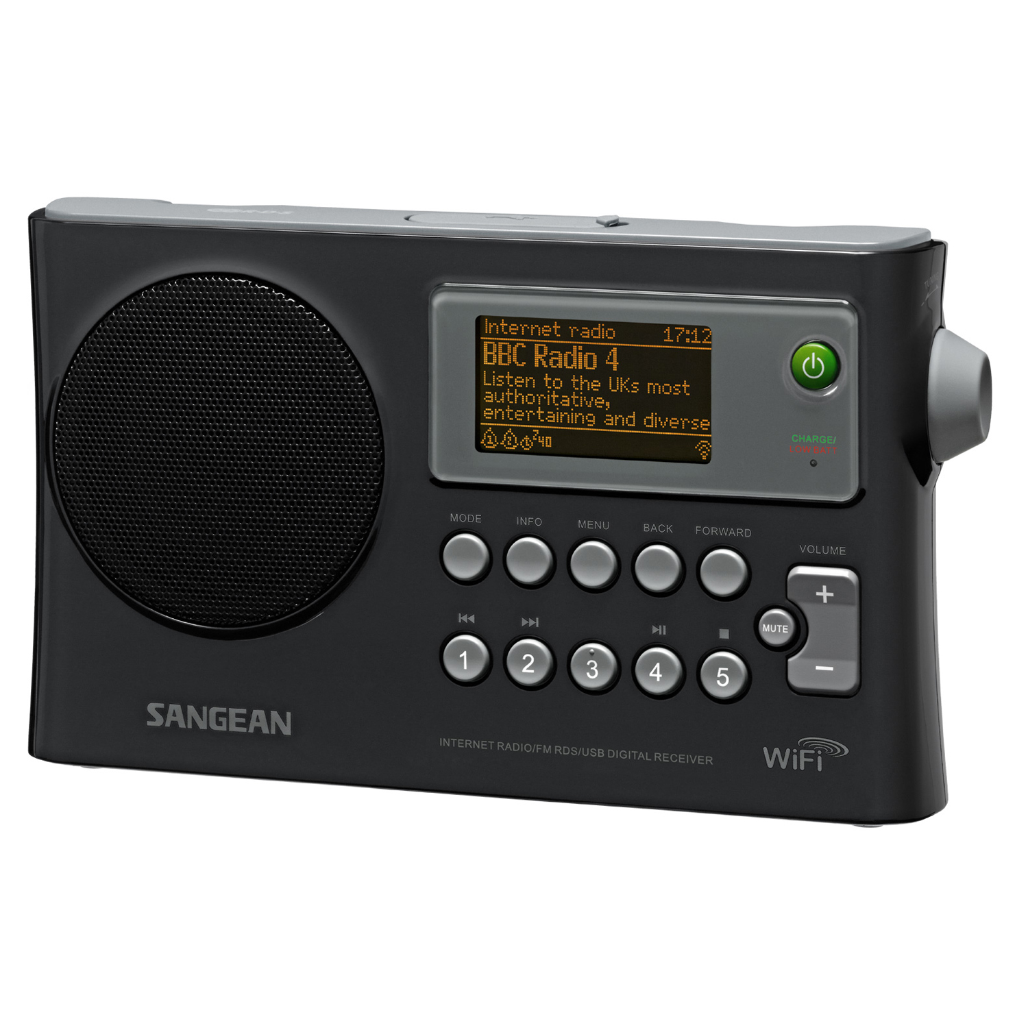 Sangean Internet Radio / Network Music Player / USB / FM-RDS Digital Receiver