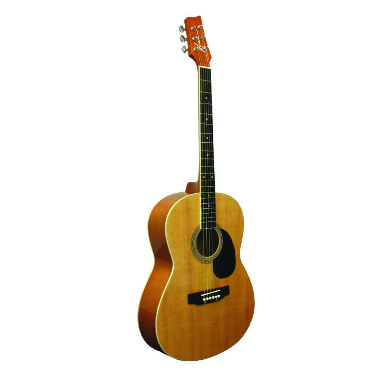 Kona Thin Body 41in Acoustic Guitar with Spruce Top and Rosewood Body in High-Gloss Finish