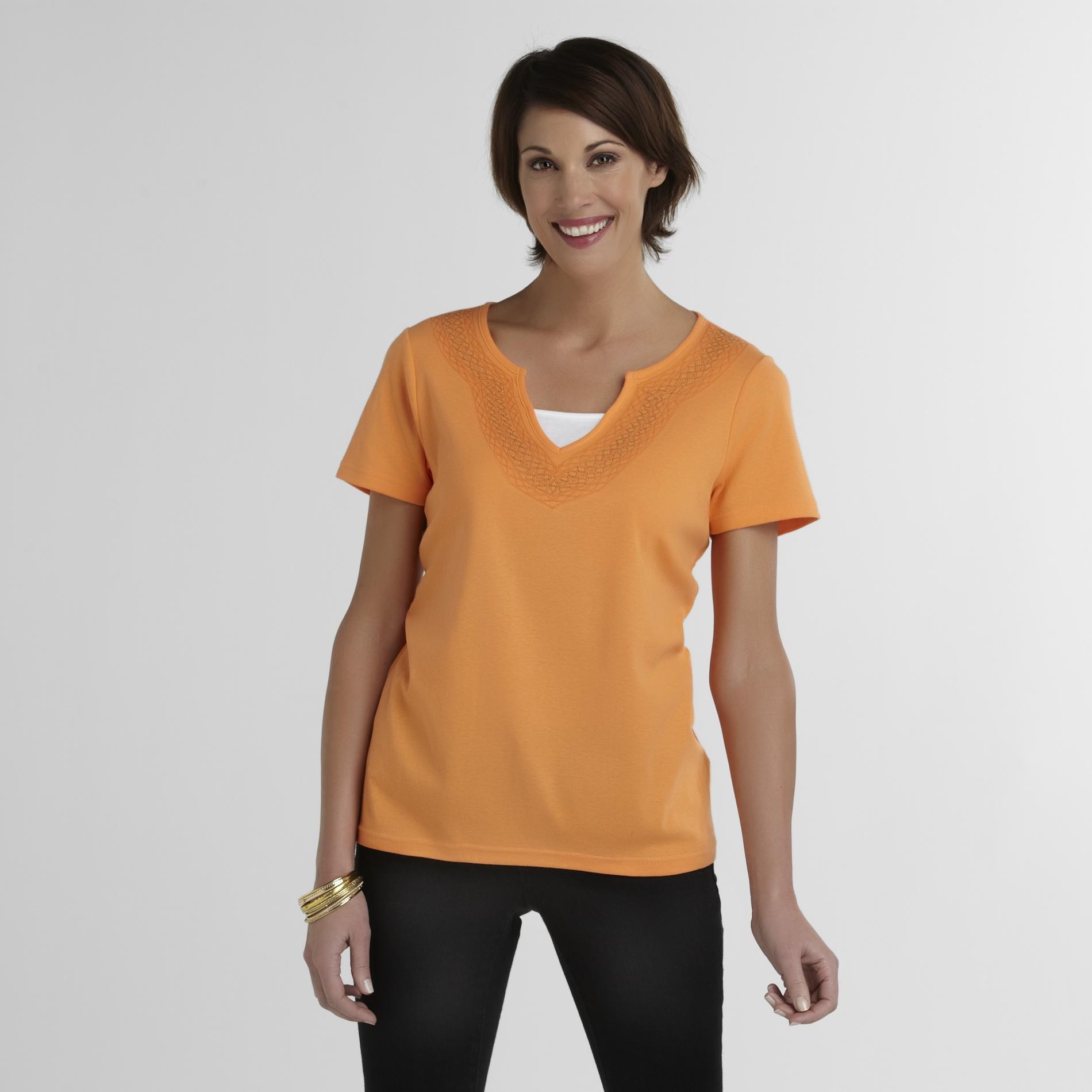 Laura Scott Women's Embroidered Top at Kmart.com