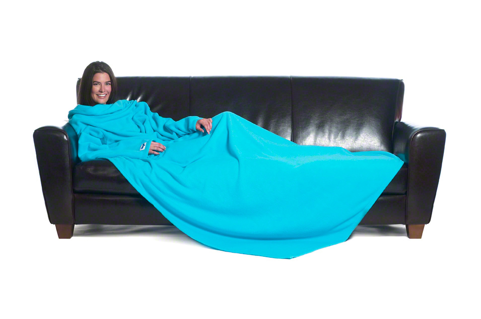 The Slanket The Original Blanket With Sleeves – Turquoise at Kmart.com