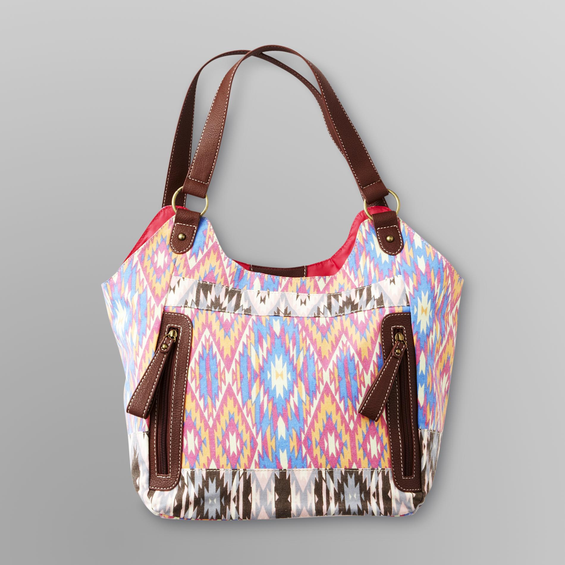 Bongo Junior's Ikat Print Tote Handbag