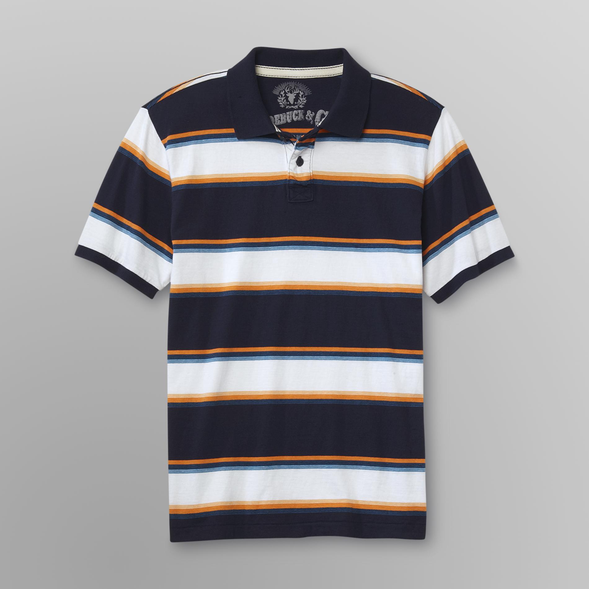 Roebuck & Co. Young Men's Polo Shirt - Striped at Sears.com