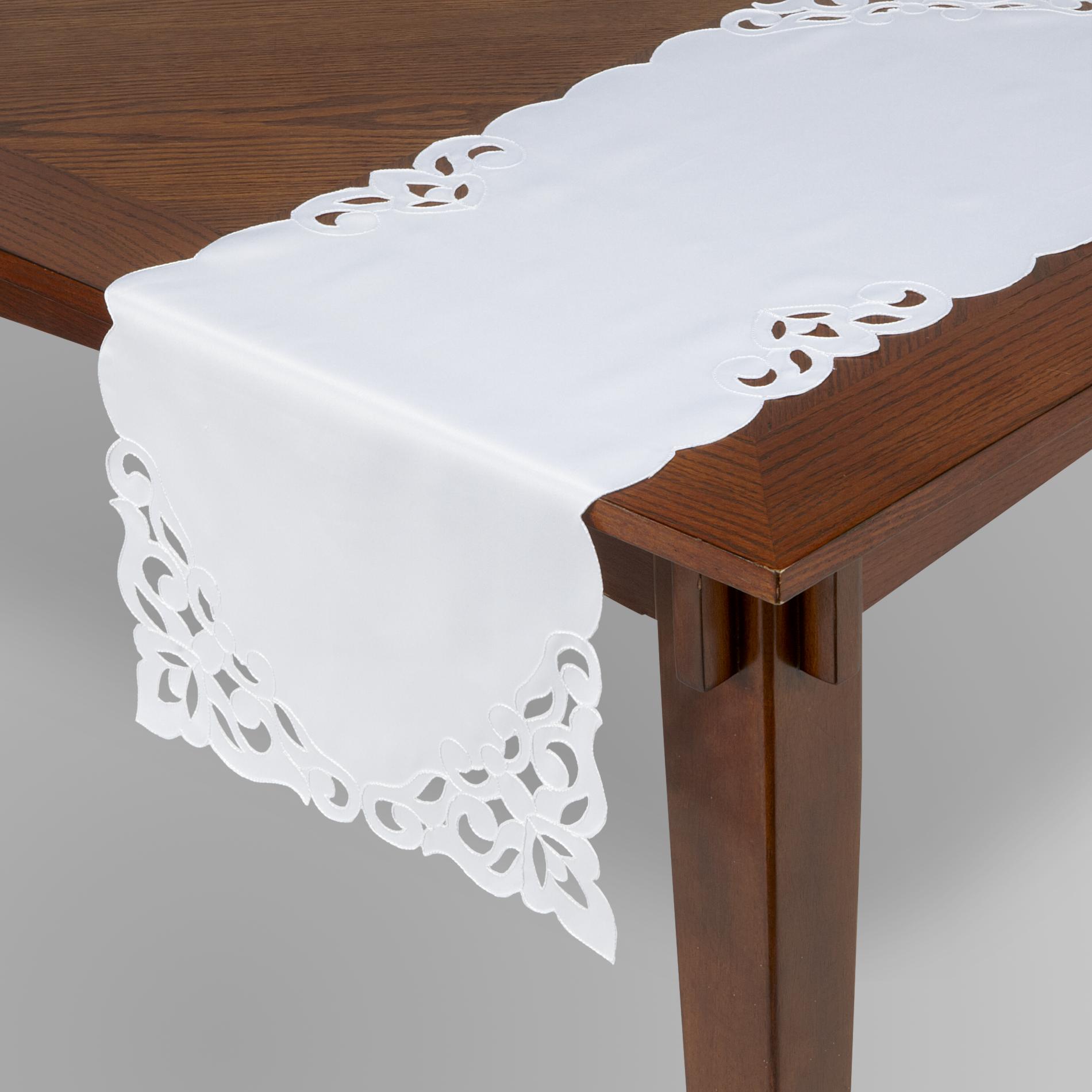 Essential Home Scroll Cutwork Table Runner at Kmart.com