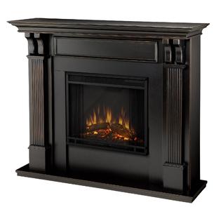 Real Flame Ashley Indoor Electric Fireplace in Blackwash