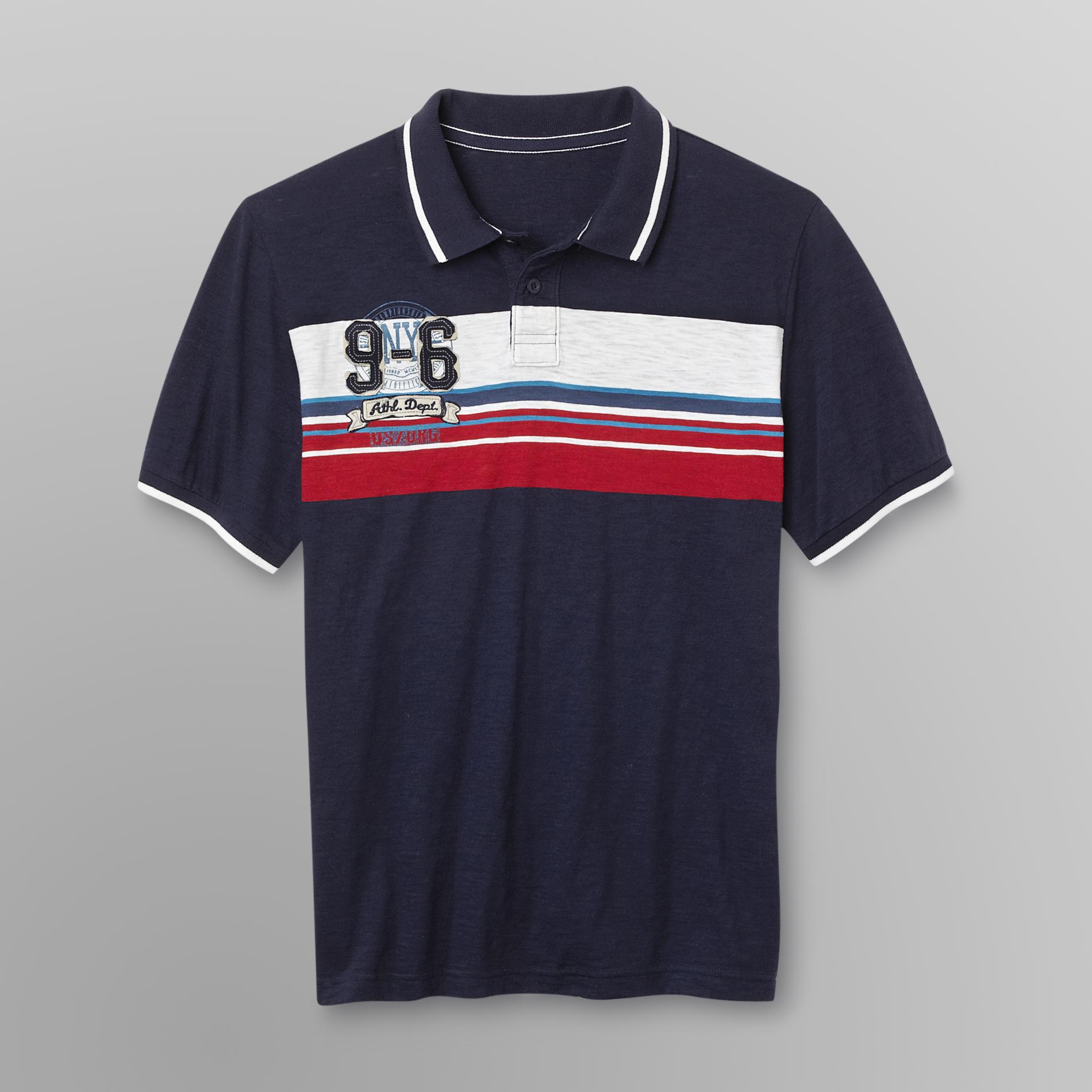 Roebuck & Co. Young Men's Embroidered Polo Shirt at Sears.com