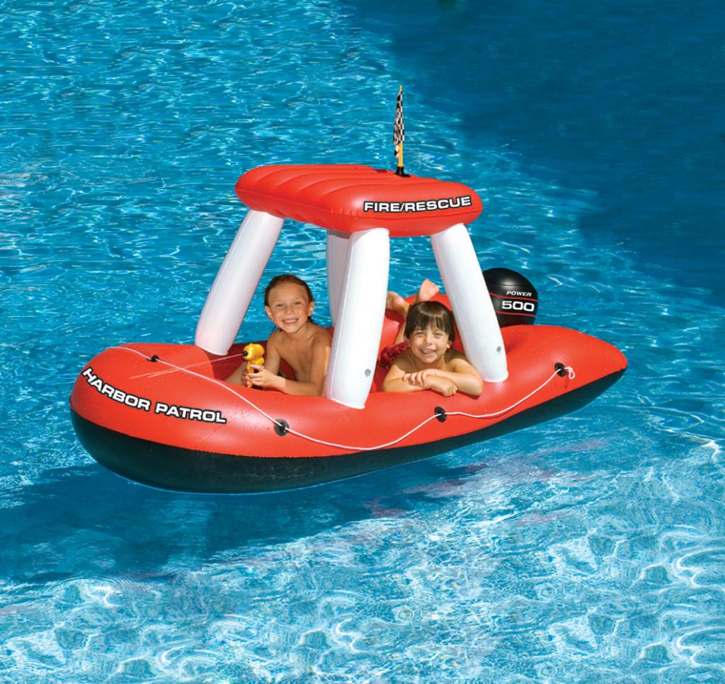 Swimline Fireboat Squirter Inflatable Pool Toy