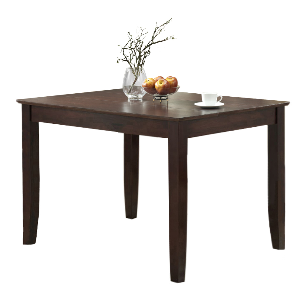 48 in. Espresso Wood Simple Dining Table