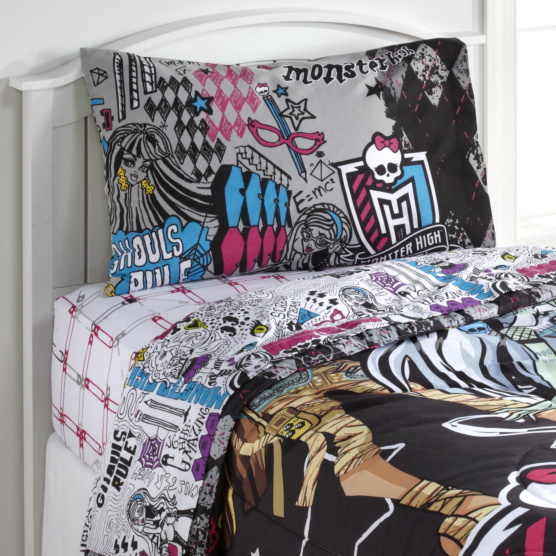 Monster High Girl's Twin Sheet Set