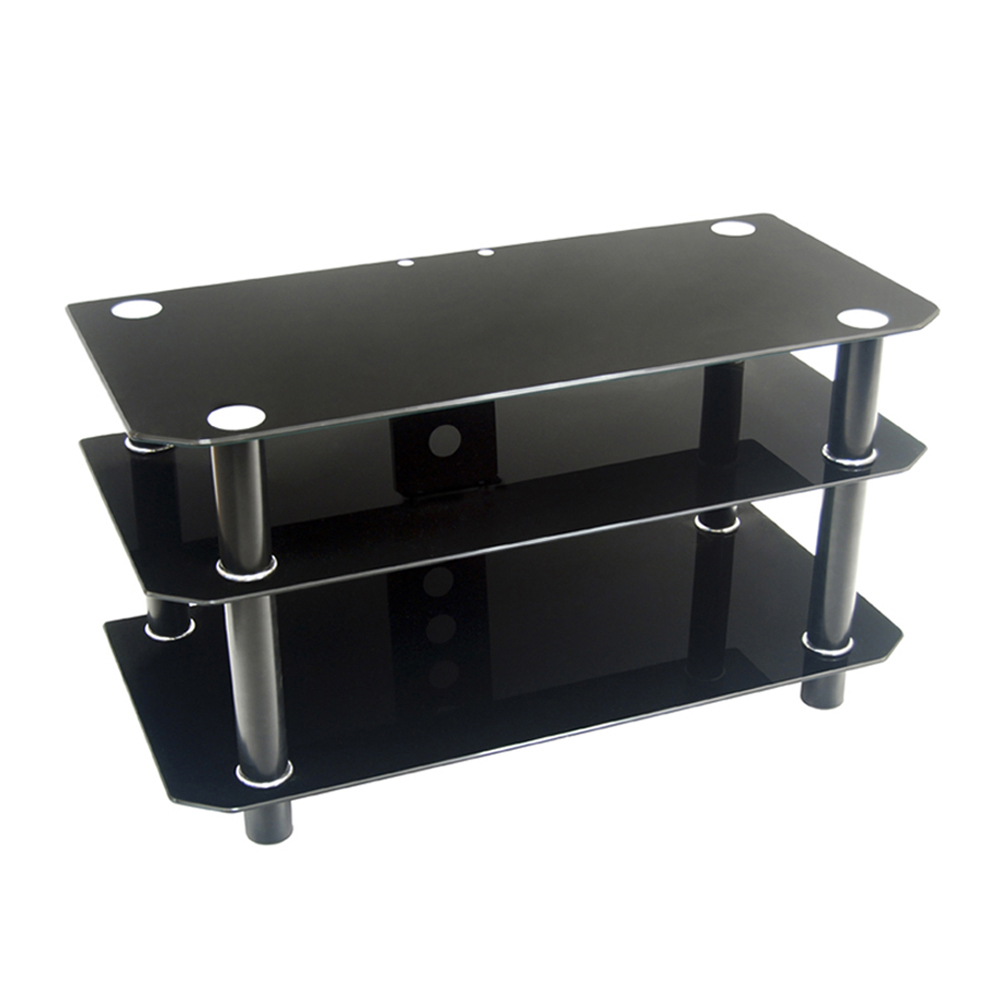 Walker Edison 42 in. Black Glass TV Stand at Kmart.com