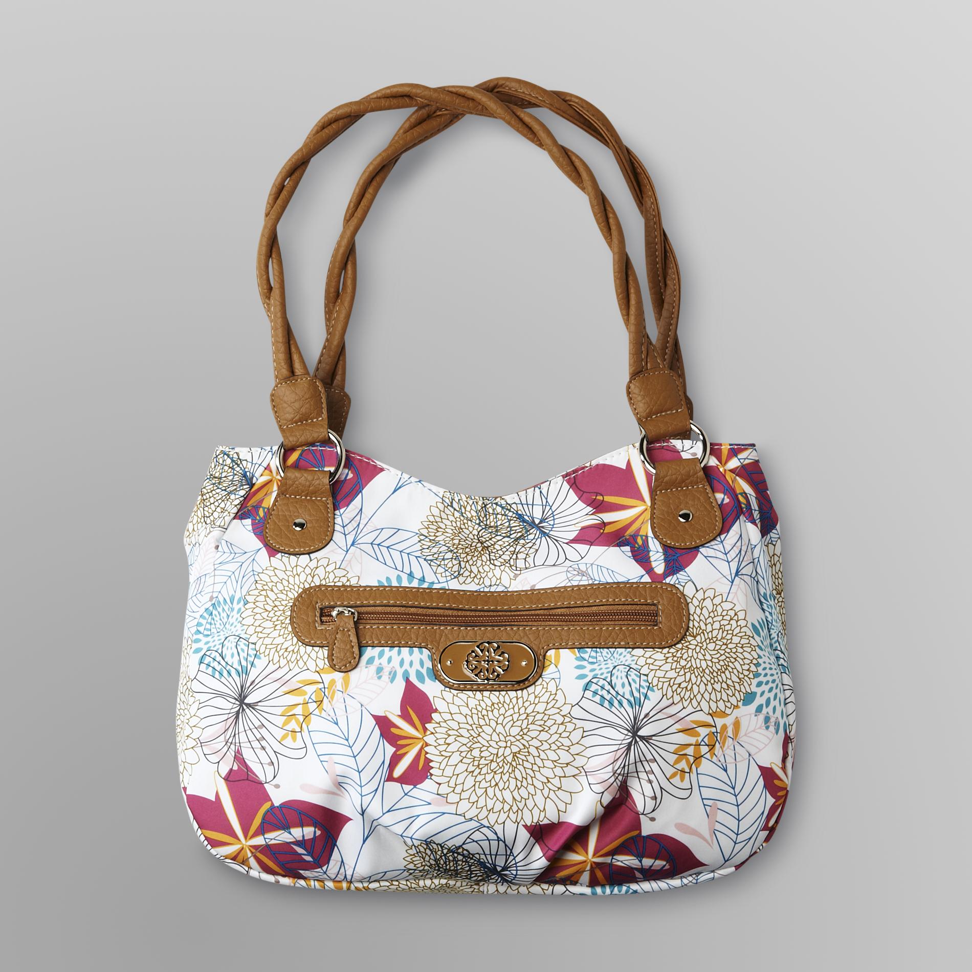 Treviso Women's Power Play Swagger Satchel - Floral at Kmart.com
